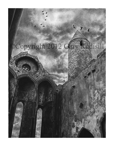 Áillidh-The Rock of Cashel Ireland by Gary Rudisill